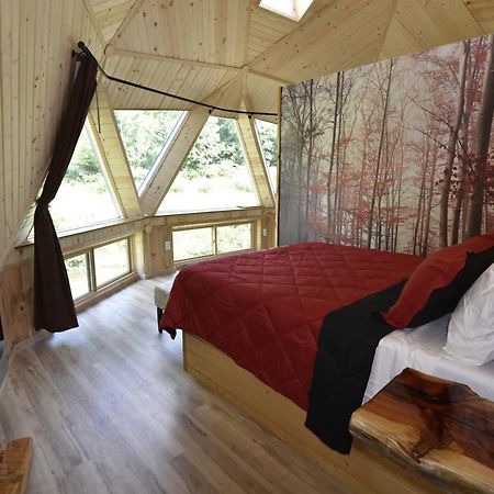 Villa Natahala Glamping Red Dome #23 à Topton Extérieur photo