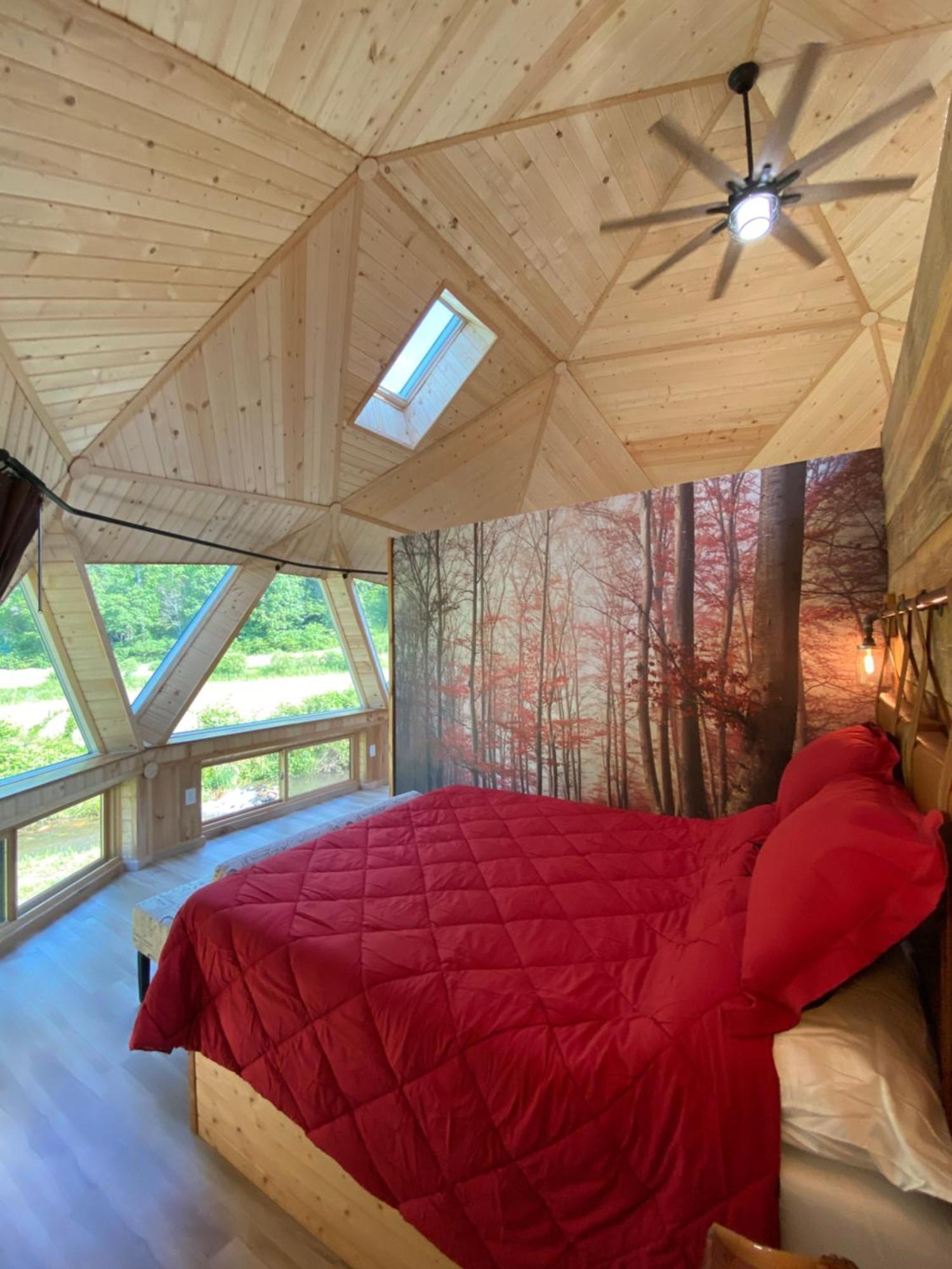 Villa Natahala Glamping Red Dome #23 à Topton Extérieur photo