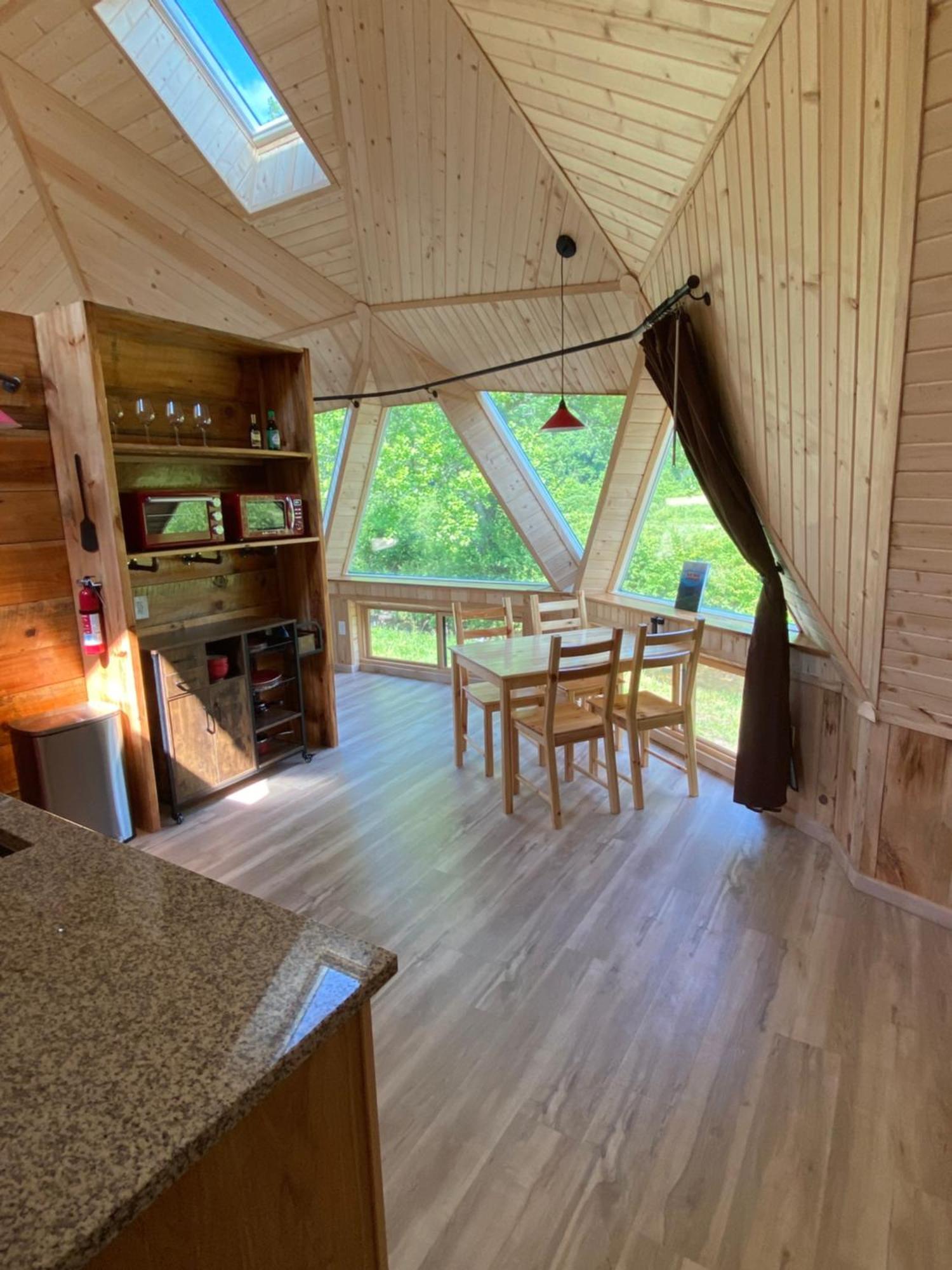 Villa Natahala Glamping Red Dome #23 à Topton Extérieur photo
