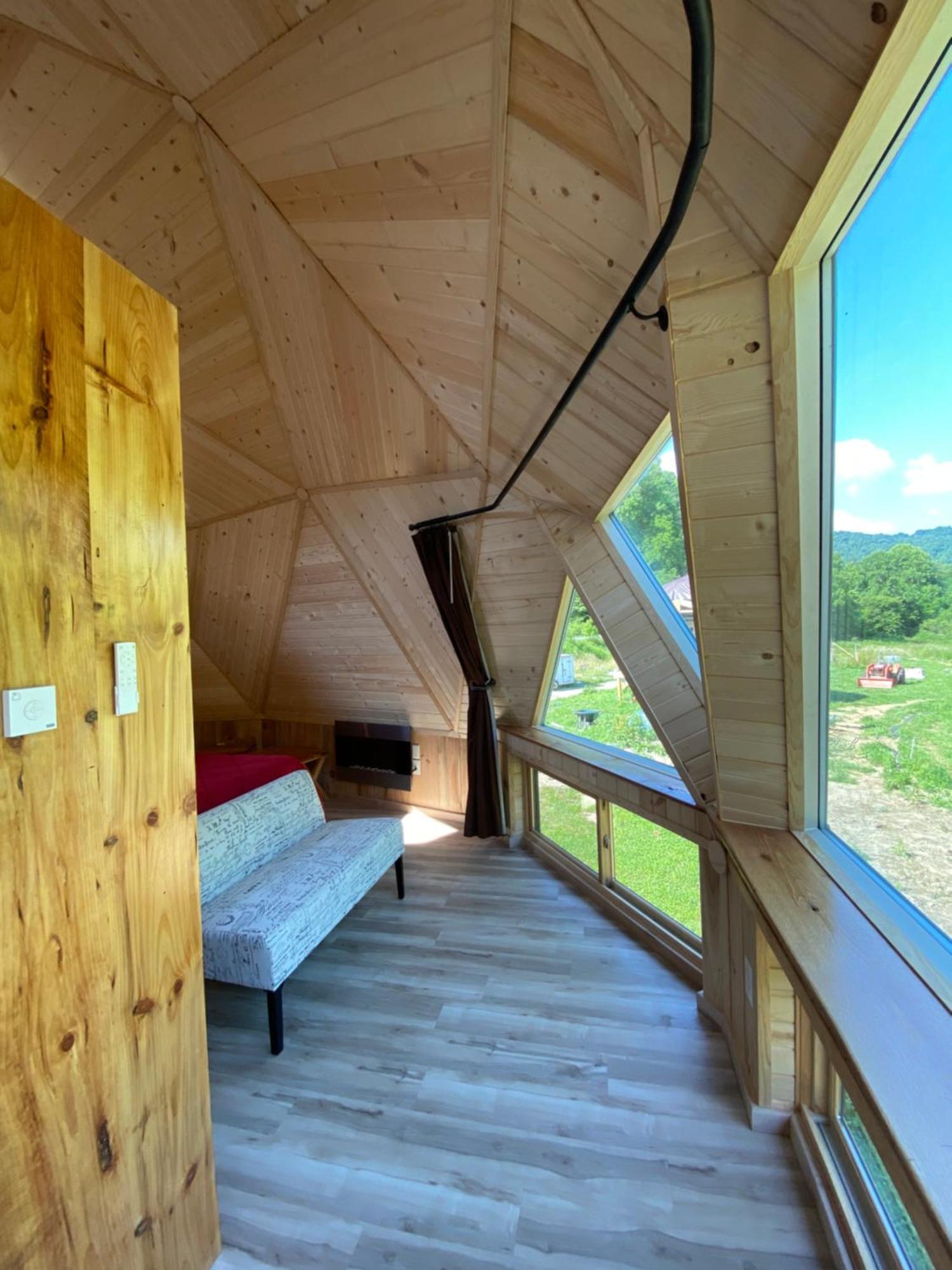 Villa Natahala Glamping Red Dome #23 à Topton Extérieur photo