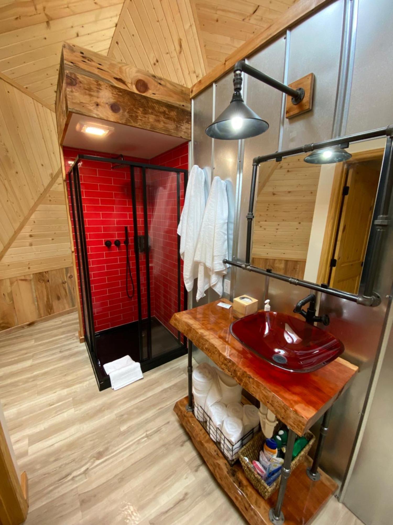 Villa Natahala Glamping Red Dome #23 à Topton Extérieur photo