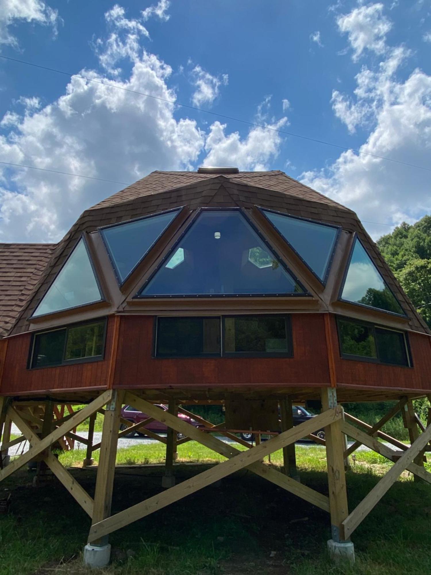 Villa Natahala Glamping Red Dome #23 à Topton Extérieur photo