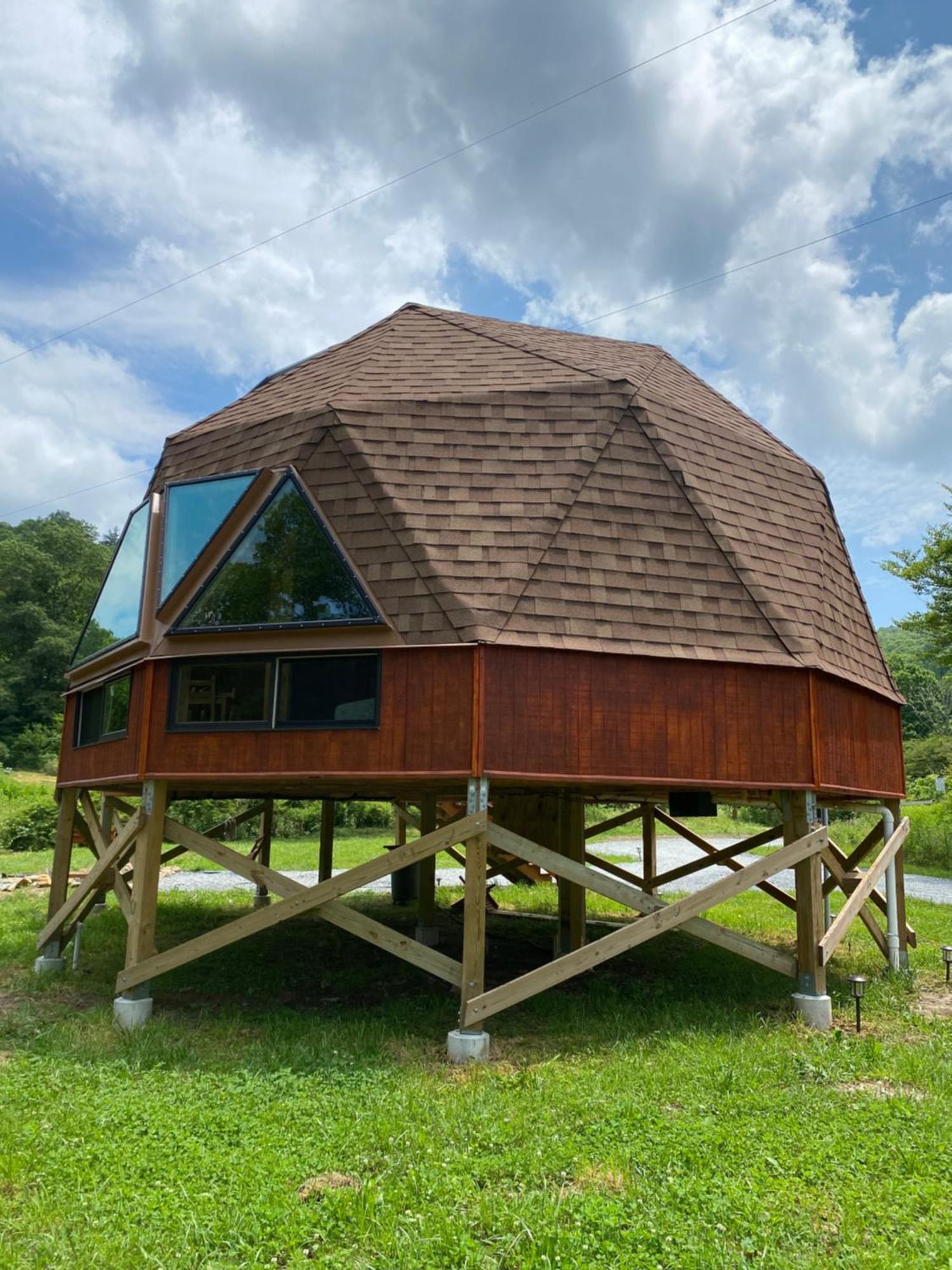 Villa Natahala Glamping Red Dome #23 à Topton Extérieur photo